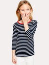 Hayden Side Button Stripe Top