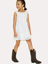 Hayden Girls' Embroidered Eyelet Ruffle Tunic