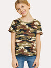 Hayden Girls' Camo Short Sleeve Tee