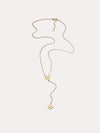 Jennifer Zeuner Gia Mini Lariat Necklace