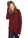Majestic Oversized Long Sleeve Crew Tee