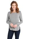 Majestic Oversized Long Sleeve Crew Tee