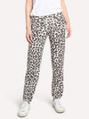 Monrow Women's Leopard Vintage Sweats