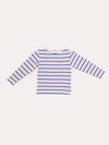 Maison LaBiche Girls' Lil' Rainbow Long Sleeve Sailor Shirt