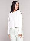 Monrow Mesh Back Sweatshirt