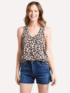 Monrow Leopard Over Size Tank