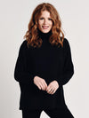Majestic French Terry Long Sleeve Relaxed Turtleneck