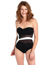 Jets Asymetrical Bandeau One Piece