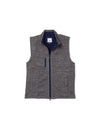 Johnnie-O Tahoe Jr. 2-Way Zip Front Fleece Vest