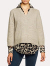 Brochu Walker V Neck Layered Pullover