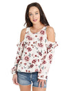 Jack Eugenie Cold Shoulder Top