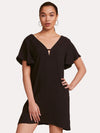 Jack 0 to 100 Deep V Dress