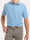 Johnnie-O  Men's Barrett Striped Prep-Performance Jersey Polo