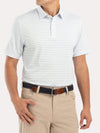 Johnnie-O Men's Beech Striped Prep-Performance Jersey Polo