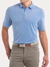 Johnnie-O Men's Otis Printed Prep-Performance Pique Polo