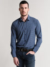 Mizzen +  Main Atlantic Navy Daisy Print Shirt