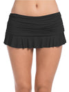 La Blanca Island Goddess Ruffle Skirted Hipster