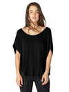 Beyond Yoga Silk or Swim Scalloped Tee