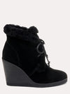 Splendid Catalina Shearling Wedge Bootie