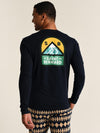 Saint Bernard Men's Long Sleeve Ski Run Logo Tee