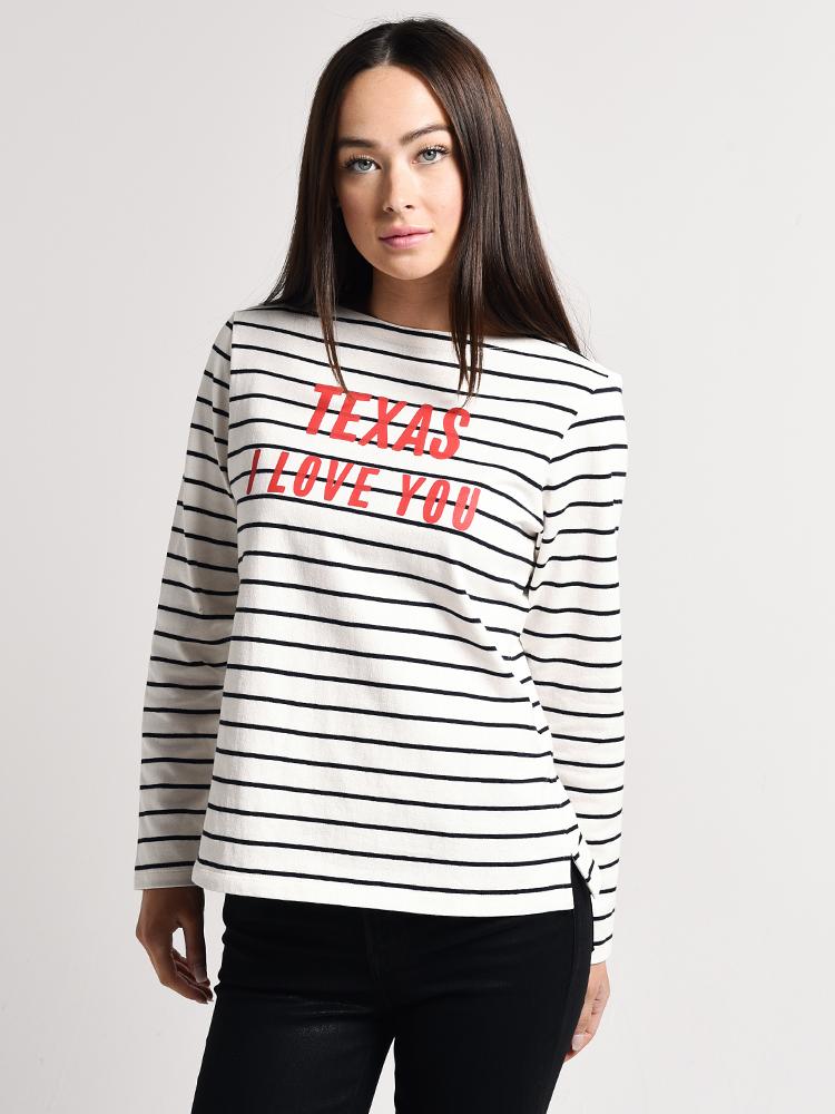 Parker Thatch Long Sleeve TX I love You Tee