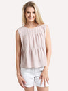 Velvet Mandi Sleeveless Tiered Top