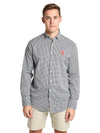 Peter Millar Men's Collegiate Check Performance Sport Shirt