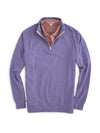 Peter Millar Men's Heather Interlock With Contrast Quarter-Zip