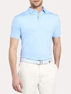 Peter Millar Dale Solid Stretch Jersey With Piping Tour Fit