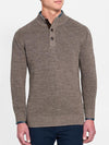 Peter Millar Men's Mountain Button Mock Sweater