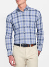 Peter Millar Mountain Fog Plaid Shirt