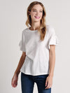 English Factory Ruffled Sleeve Tee