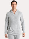 Faherty Brand Backloop Jacquard Hoodie Poncho