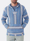 Faherty Terry Baja Poncho Montauk Blue Serape