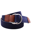 Peter Millar Men's Seaside Washed Canvas O Ring Belt