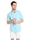 Peter Millar Men's Seaside Washed Solid Sport Shirt