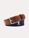 Peter Millar Men's Skulls & Clubs Canvas Belt