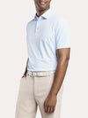 Peter Millar Men's Peace Stripe Stretch Mesh Polo