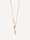 Joy Dravecky Lightning Bolt Charm Necklace