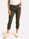 Sundry Camo Cotton Twill Zip Jogger