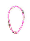 Betty James Magenta La Joya Necklace