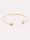 Tai Moon & Star Open Bracelet