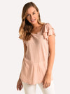 Sundry Flutter Sleeve Tee