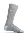 Peter Millar Men's Crown Ribbed Solid Dress Sock