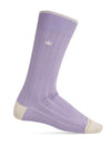 Peter Millar Men's Crown Ribbed Solid Dress Sock