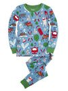 Hatley Boys' Vintage Ski Pajama Set