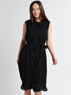 Trovata Audrey Sleeveless Dress Black Eyelet