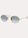 Ray-Ban Oval Flat Lenses Sunglasses