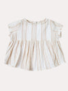 Rylie & Cru Little Girls' Sand Stripe Jane Blouse