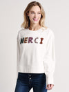 Grey Lab Embellished Patch Sweatshirt